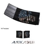 AR-15 Mag Skin (Skull America)