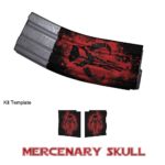 AR-15 Mag Skin (Mercenary Skull)