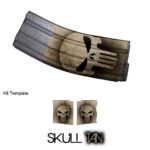 AR-15 Mag Skin (Skull Tan)