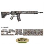 AR-15 Rifle Skin (Kings Camo Desert Shadow)