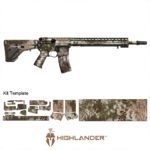 AR-15 Rifle Skin (Kryptek Highlander)