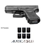 Pistol Mag Skin - 6 Pack (Skull America)